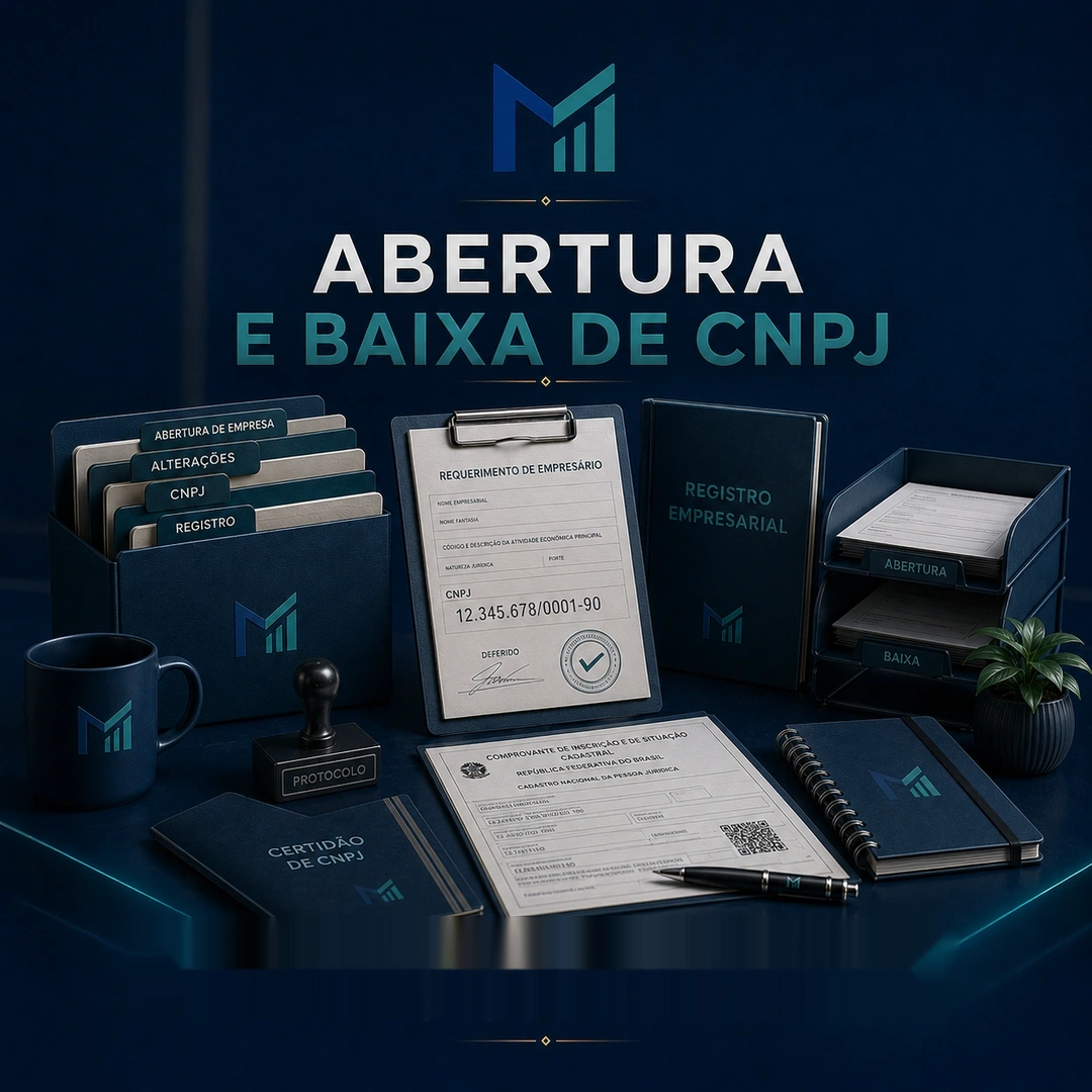 Arte do serviço Abertura e Baixa de CNPJ