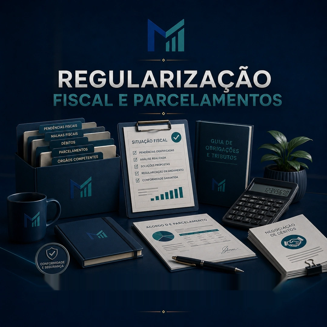Arte do serviço Regularização Fiscal e Parcelamentos
